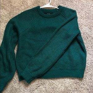 Green sweater